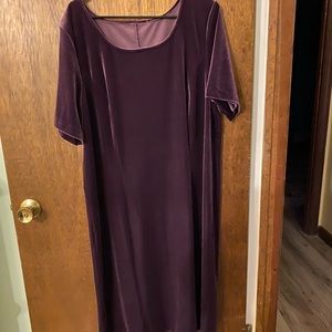 Beautiful soft purple velvet dress